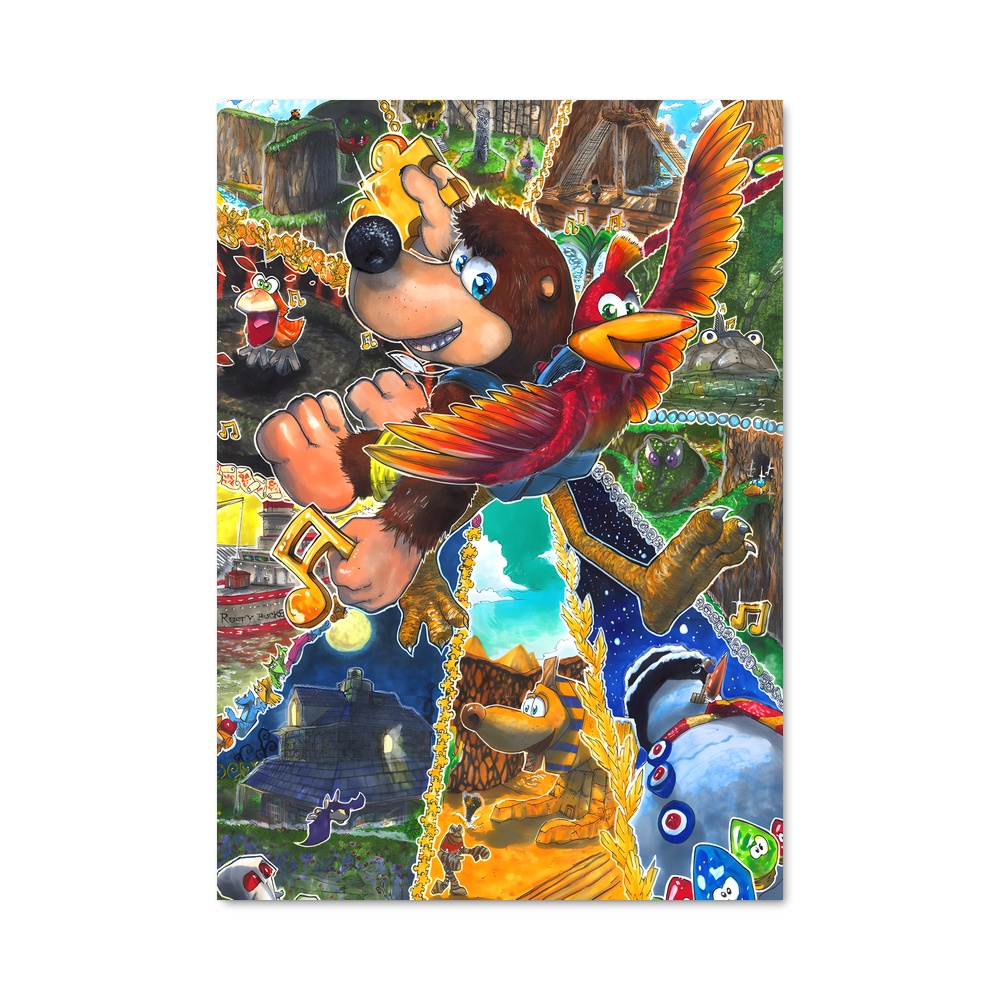 Poster Aventure Aérienne – affiche Super Smash Bros
